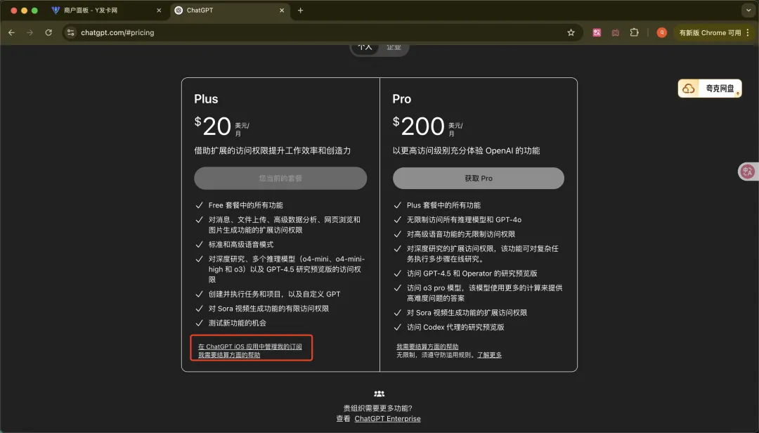 显示通过 App Store 订阅成功